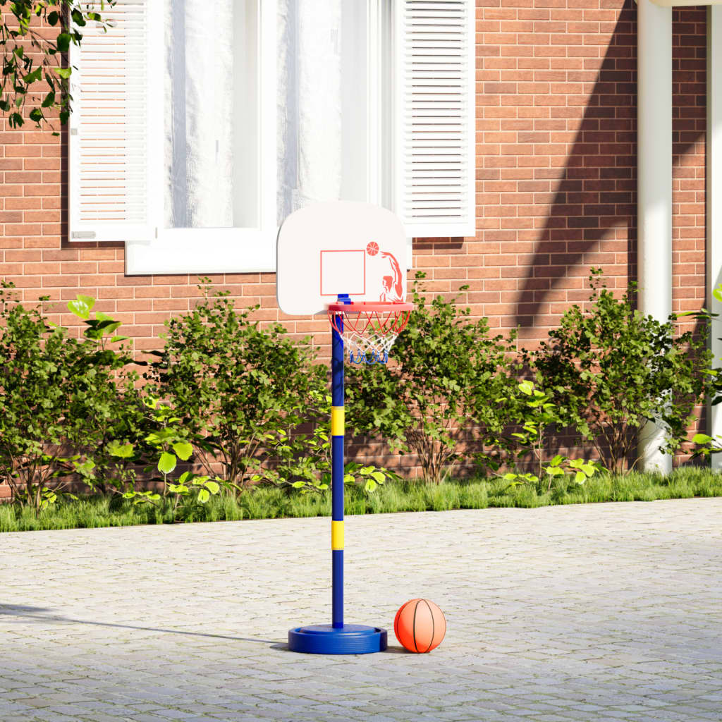 Suport De Baschet Cu Minge/Pompă, Înălțime Reglabilă 90/121 Cm