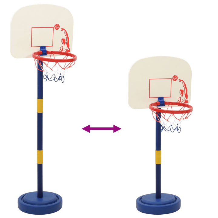 Suport De Baschet Cu Minge/Pompă, Înălțime Reglabilă 90/121 Cm