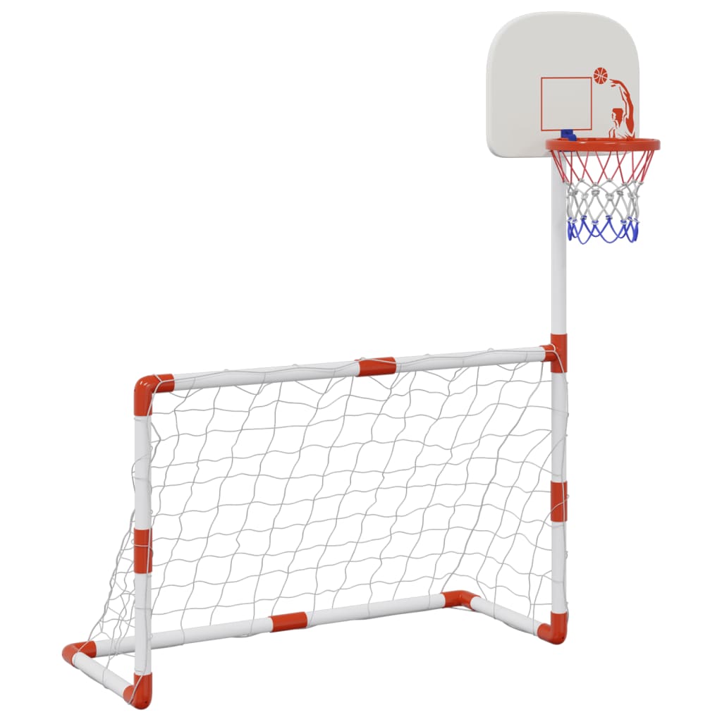 Set Fotbal Și Baschet Pentru Copii Cu Mingi, 98X50X70 Cm
