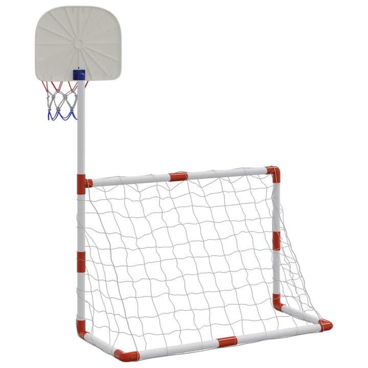 Set Fotbal Și Baschet Pentru Copii Cu Mingi, 98X50X70 Cm