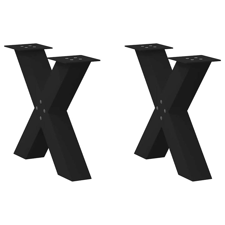 Picioare Pentru Masă În Formă X 3 Buc 90X(72-73) Cm Oțel