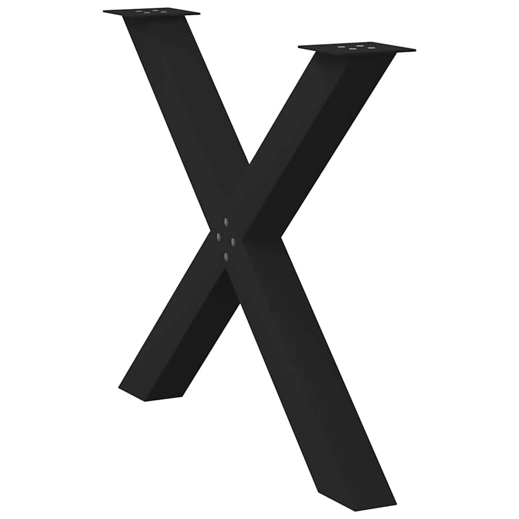 Picioare Pentru Masă În Formă X 3 Buc 90X(72-73) Cm Oțel