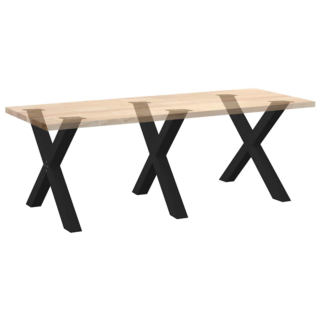 Picioare Pentru Masă În Formă X 3 Buc 90X(72-73) Cm Oțel