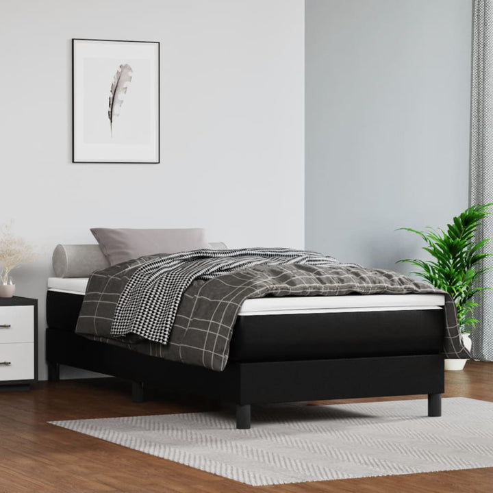 Saltea De Pat Cu Arcuri, , 100X200X20 Cm, Piele Eco