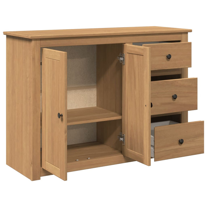 Dulap Cu Sertare Panama, 112X40X80 Cm, Lemn Masiv De Pin