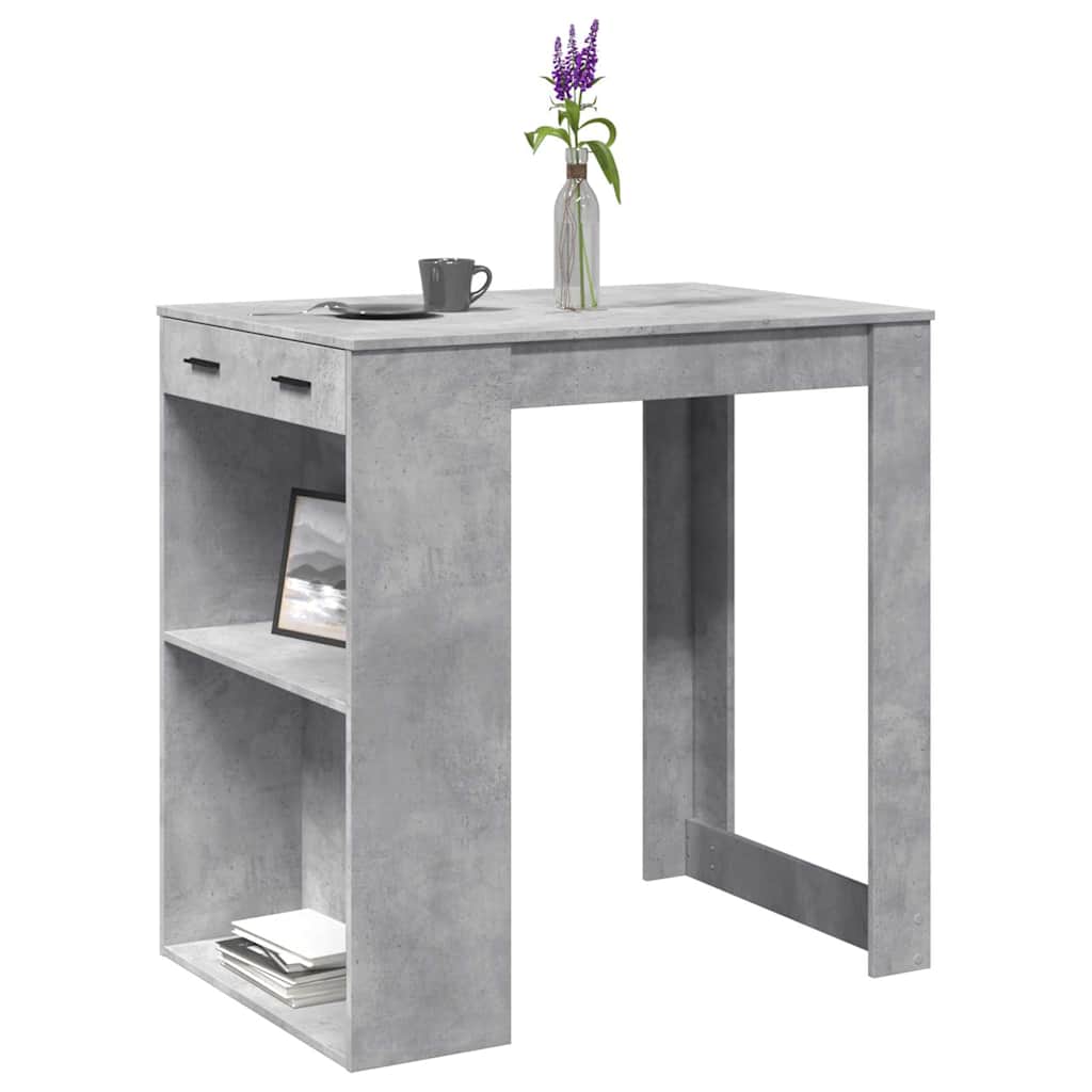 Masă De Bar, Stejar Maro, 102X70X103,5 Cm, Lemn Prelucrat