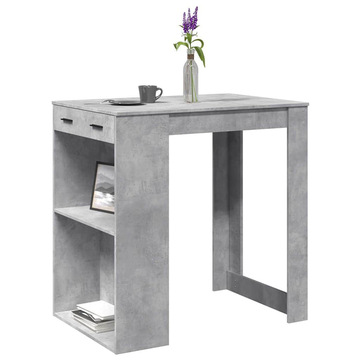 Masă De Bar, Stejar Maro, 102X70X103,5 Cm, Lemn Prelucrat