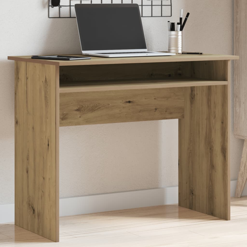 Birou, Stejar Fumuriu, 90X50X74 Cm, Lemn Prelucrat