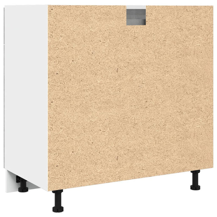 Dulap Inferior Cu Sertar, Gri Beton, 80 X 46 X 81,5 Cm, Pal