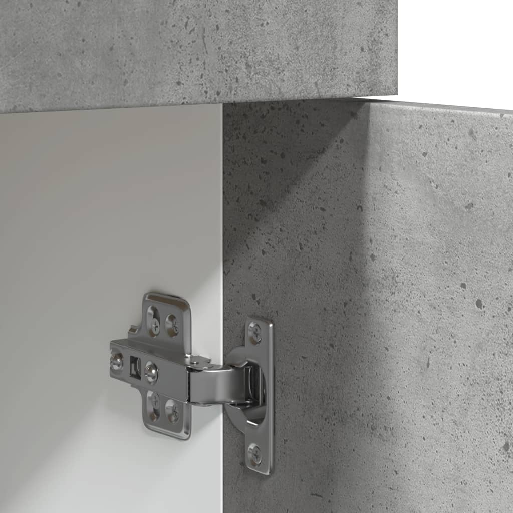 Dulap Inferior Cu Sertar, Gri Beton, 80 X 46 X 81,5 Cm, Pal