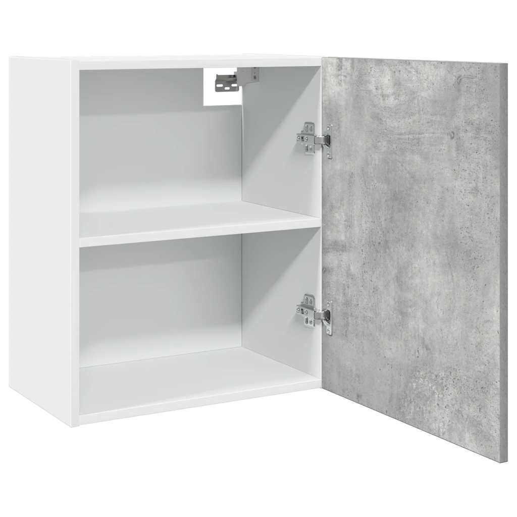 Dulap Suspendat, Gri Beton, 50 X 31 X 60 Cm, Pal