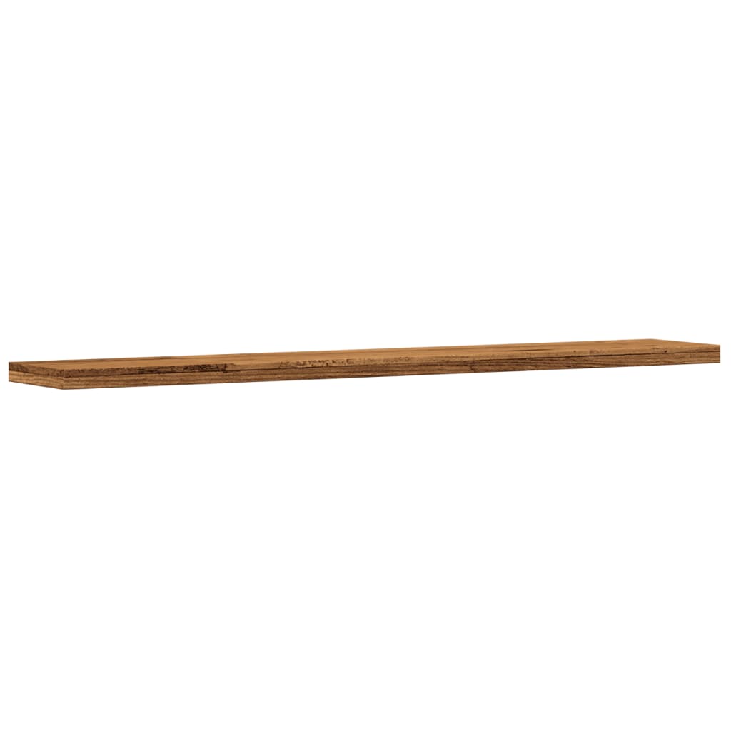 Rafturi Perete 4 Buc., Lemn Vechi, 60X20X1,5 Cm, Lemn Prelucrat