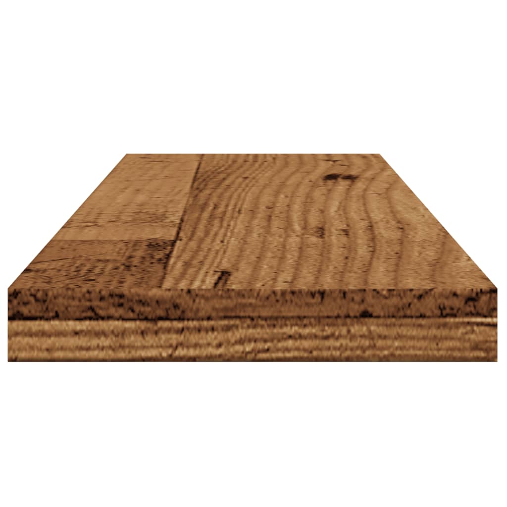 Rafturi Perete 4 Buc., Lemn Vechi, 60X20X1,5 Cm, Lemn Prelucrat