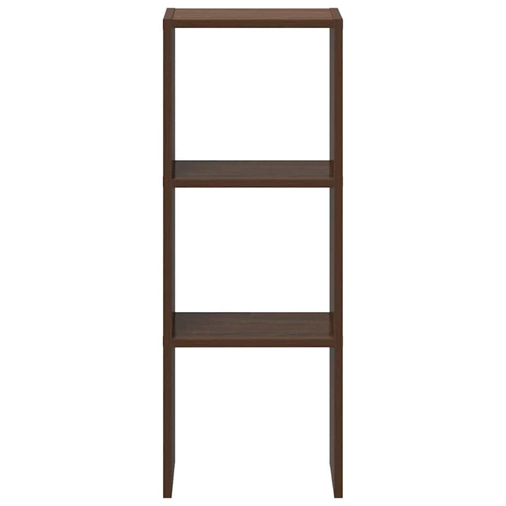 Bibliotecă Stivuabilă, Stejar Maro, 30X30X80 Cm, Lemn Prelucrat