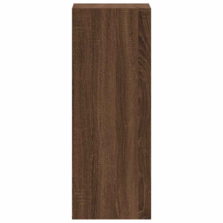 Bibliotecă Stivuabilă, Stejar Maro, 30X30X80 Cm, Lemn Prelucrat