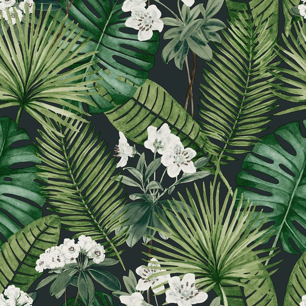 Dutch Wallcoverings Tapet Eden, Și Verde Închis