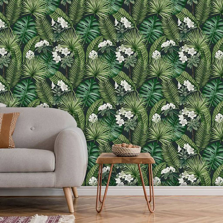Dutch Wallcoverings Tapet Eden, Și Verde Închis