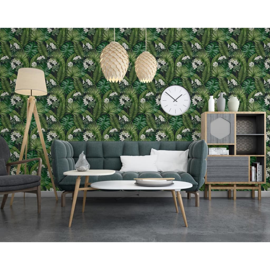 Dutch Wallcoverings Tapet Eden, Și Verde Închis