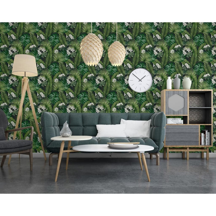 Dutch Wallcoverings Tapet Eden, Și Verde Închis