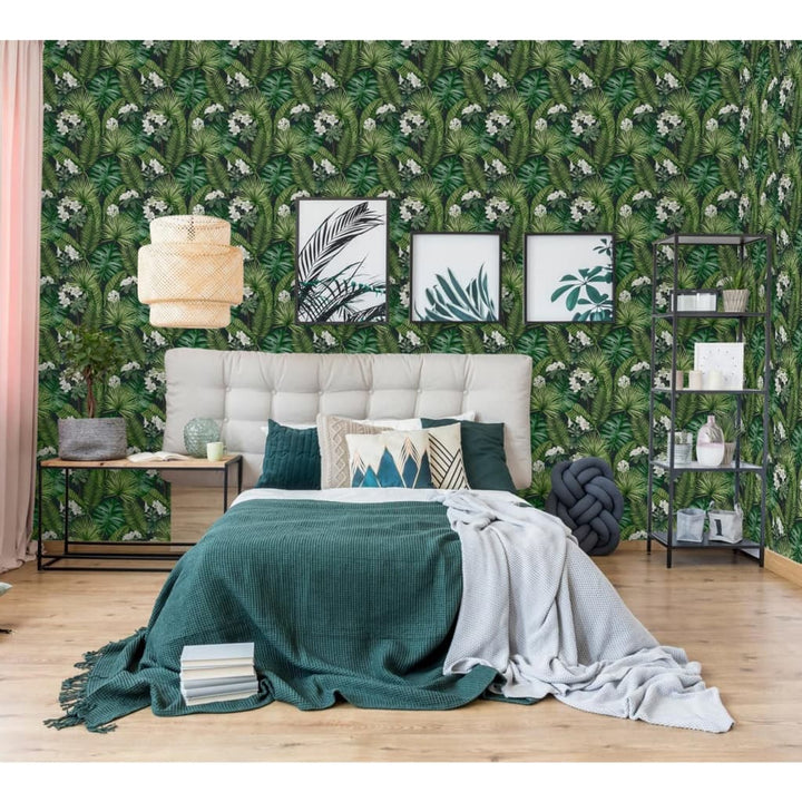 Dutch Wallcoverings Tapet Eden, Și Verde Închis