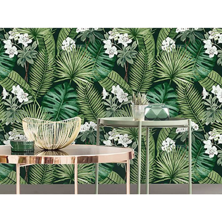 Dutch Wallcoverings Tapet Eden, Și Verde Închis