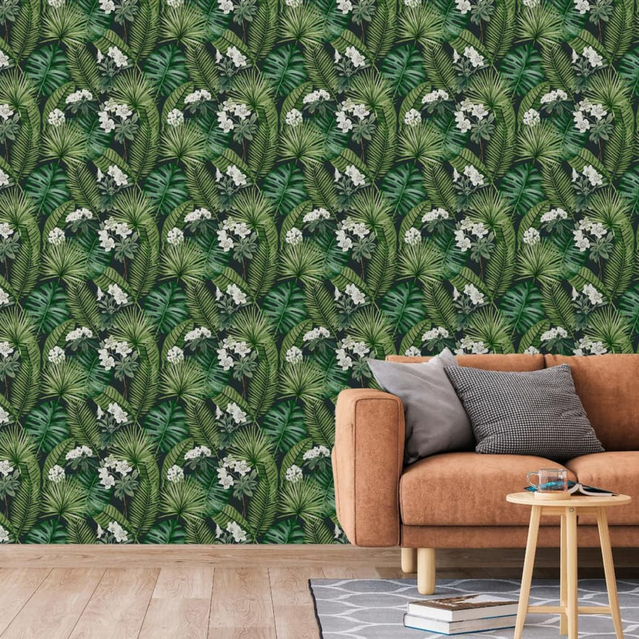 Dutch Wallcoverings Tapet Eden, Și Verde Închis