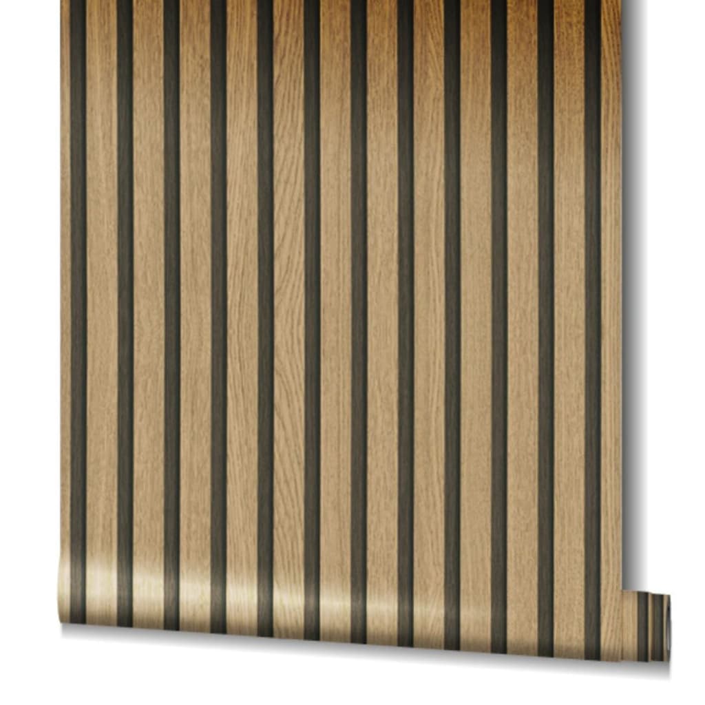 Noordwand Tapet „Botanica Wooden Slats”, Și Stejar