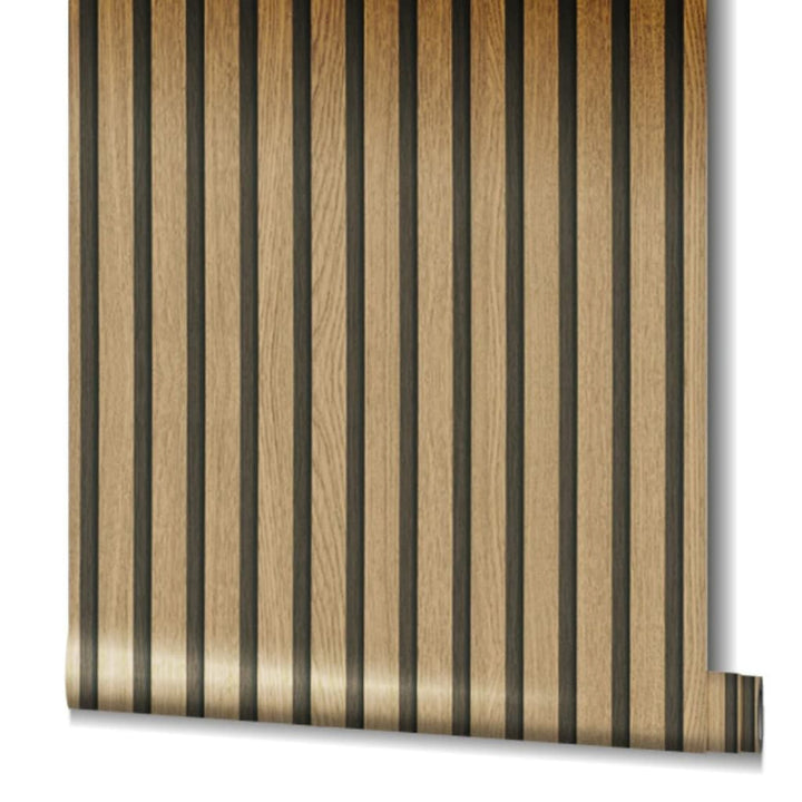 Noordwand Tapet „Botanica Wooden Slats”, Și Stejar