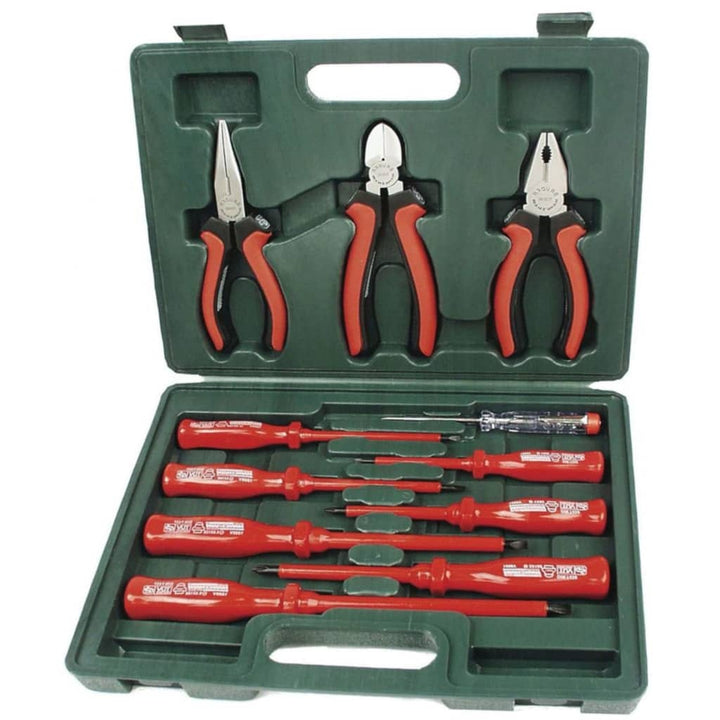 Brüder Mannesmann Set De Șurubelnițe Și Clești Vde, 11 Piese 11240