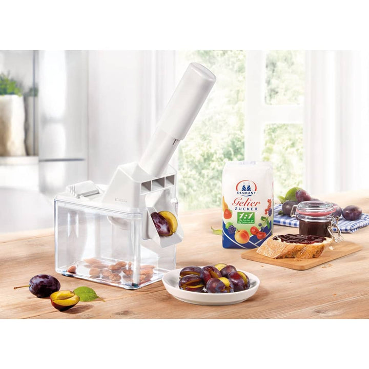 Leifheit Instrument De Eliminare Sâmburi Pentru Prune, Alb, 37300