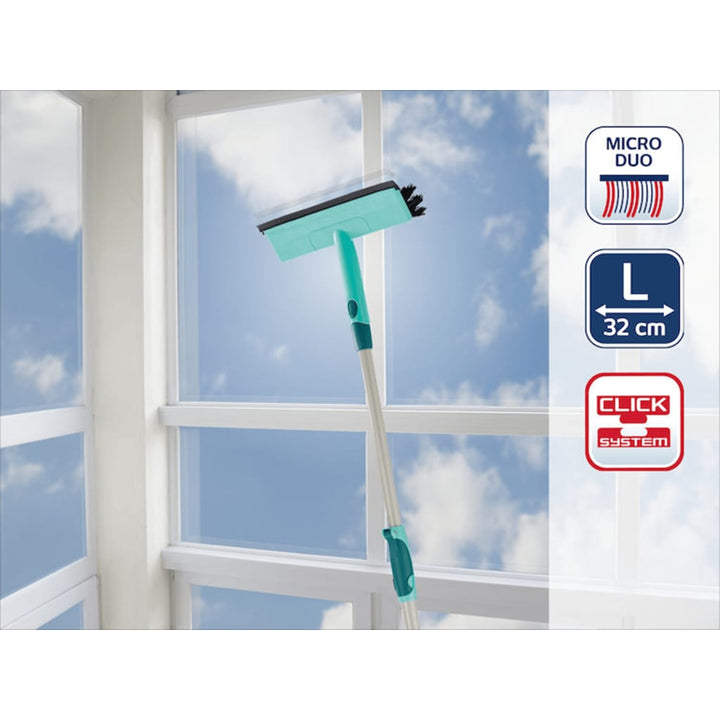 Leifheit Perie De Curățare Geamuri Cu Mâner Telescopic 28 Cm 51104