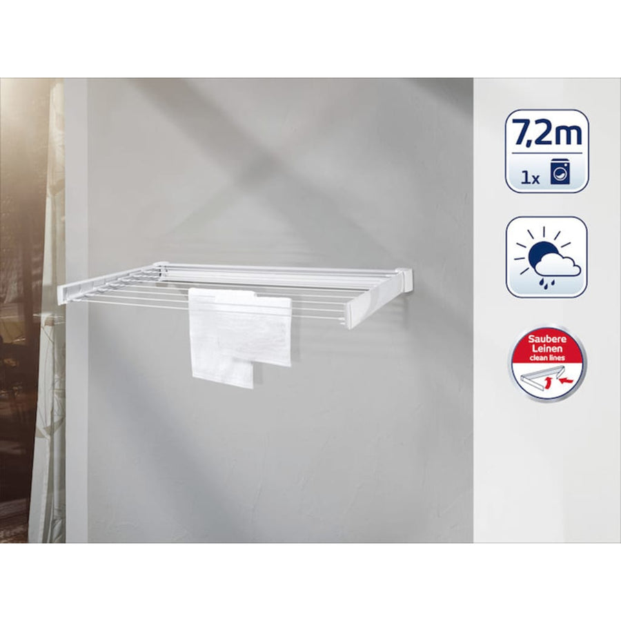 Leifheit Uscător De Rufe De Perete Telegant 72 Protect 83305