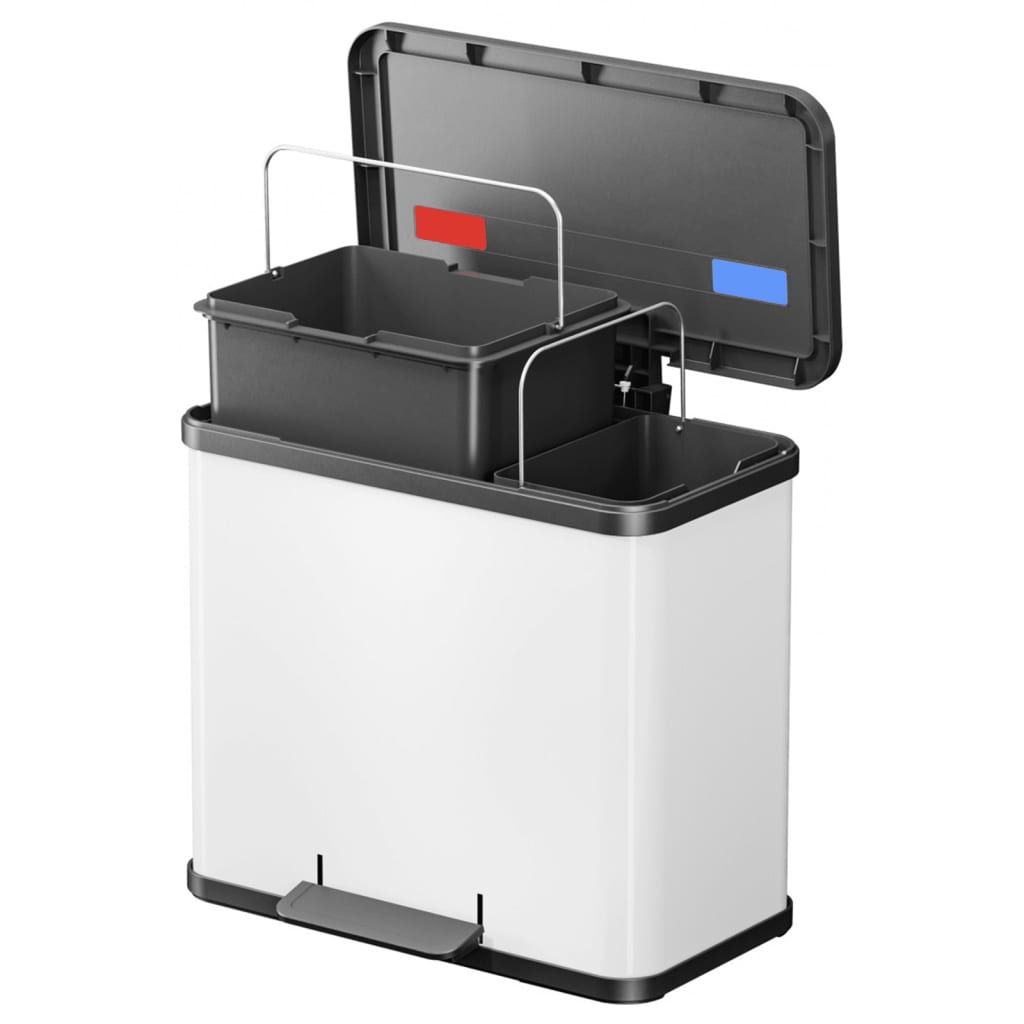 Hailo Coș De Gunoi Cu Pedală Oko Duo Plus, , 17 L+9 L, Mărime L