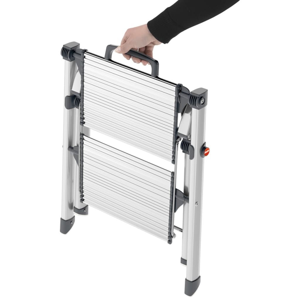 Hailo Scara Pliabilă Cu 2 Trepte &quot;Mini Comfort&quot; 45 Cm , Aluminiu
