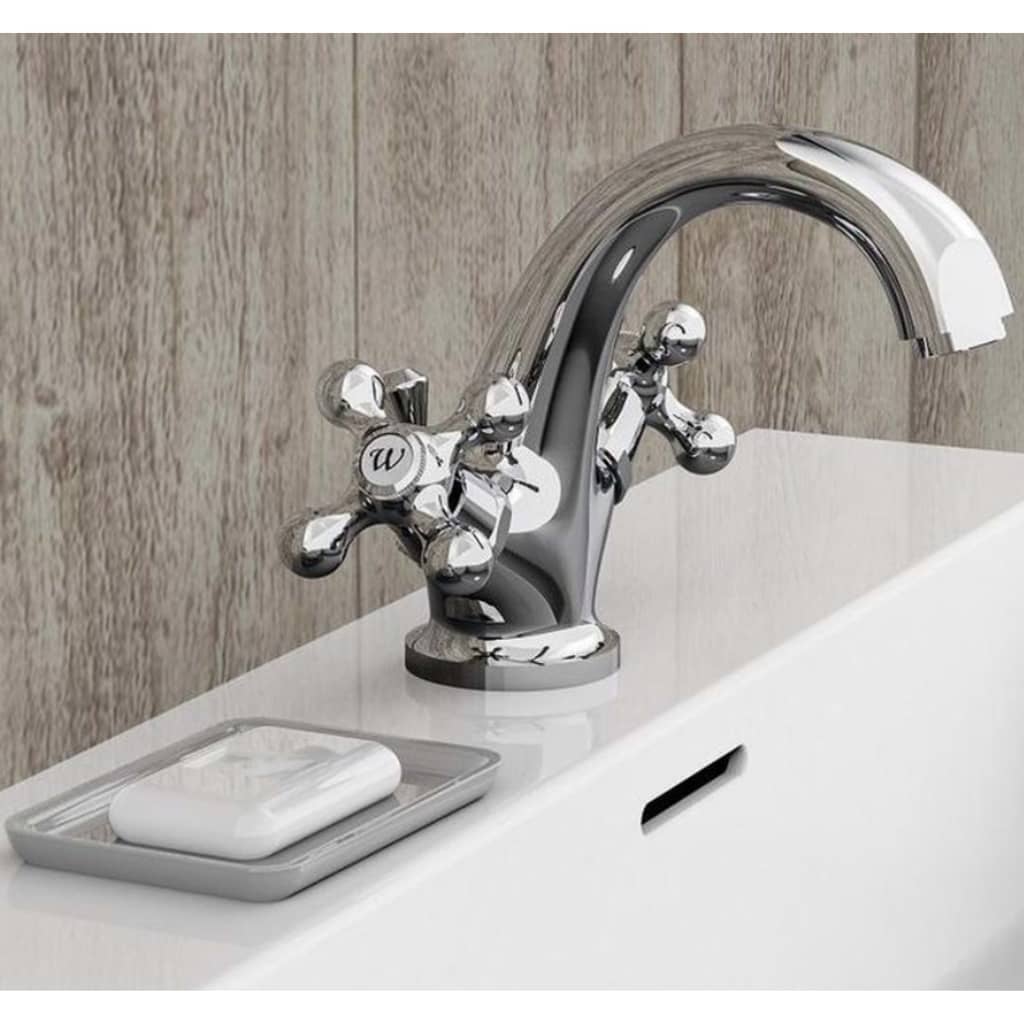 Schütte Baterie Mixer De Baie Cu 2 Mânere Elk, Crom