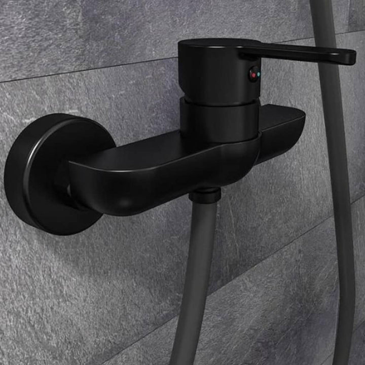 Schütte Baterie Mixer De Duș Denver, Negru Mat