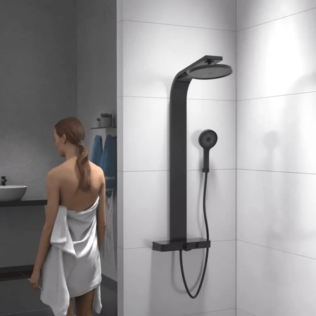 Schütte Set De Duș Cu Tavă Termostatică Samoa Rain, Mat