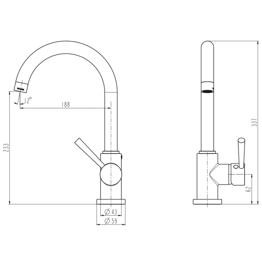 Schütte Baterie Mixer De Chiuvetă &quot;Cornwall&quot;,