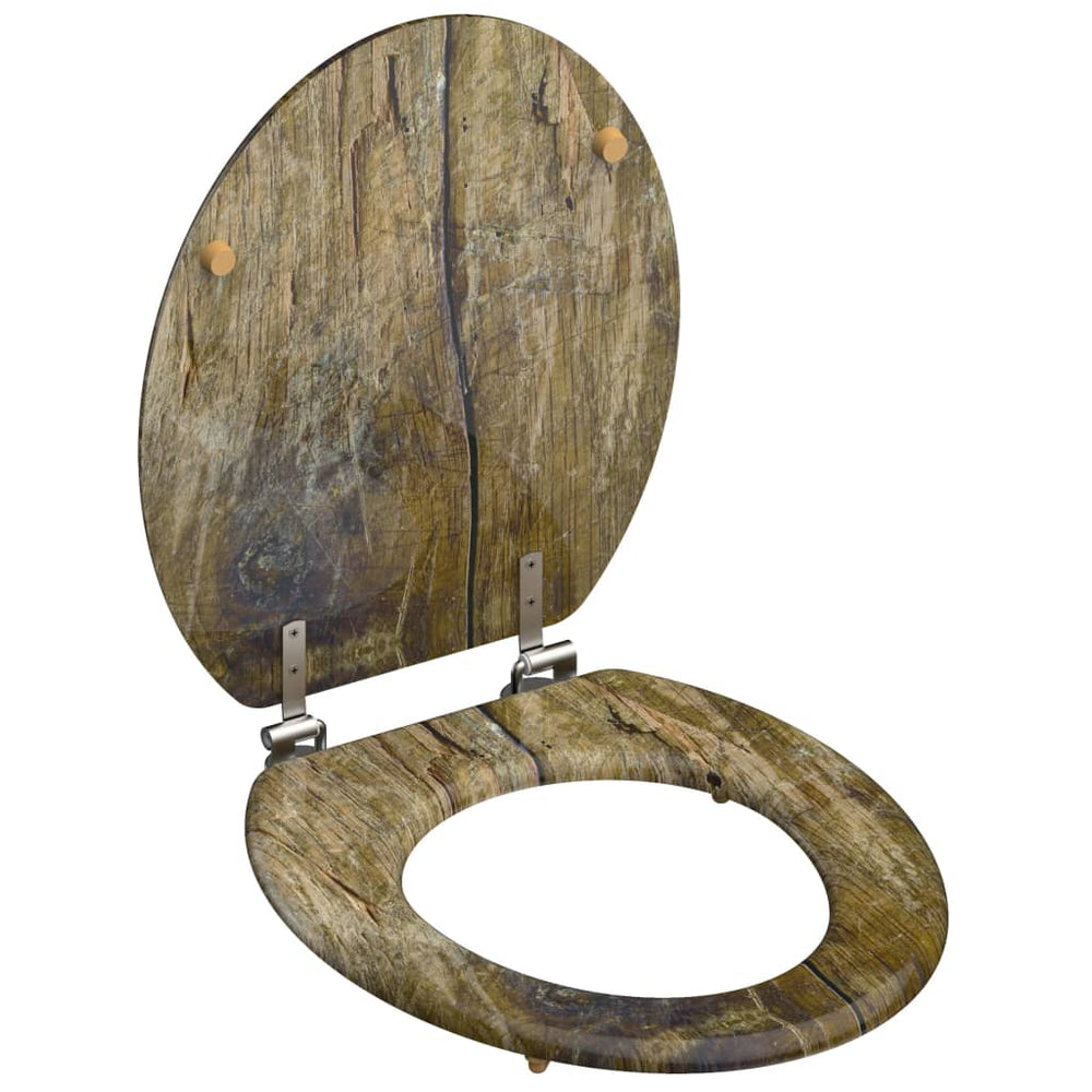 Schütte Scaun De Toaletă &quot;Solid Wood&quot; Mdf Imprimat