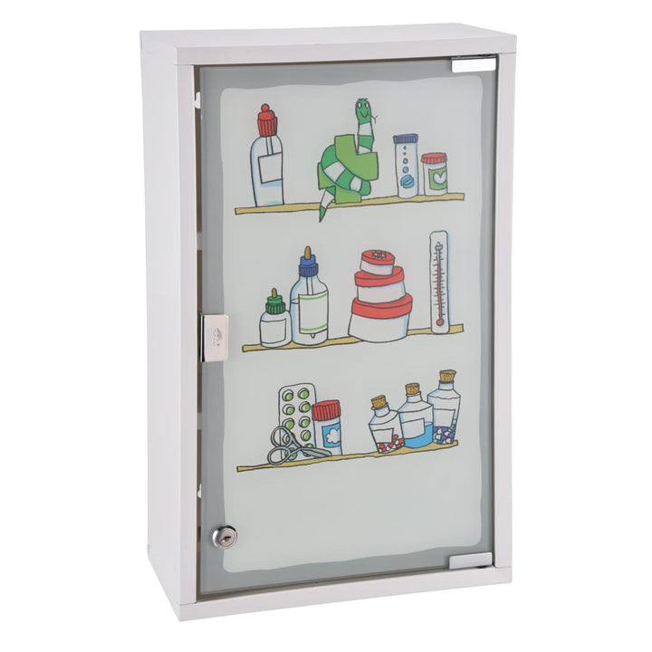 Hi Dulap De Medicamente, 30 X 15 X 50 Cm, Oțel Inoxidabil