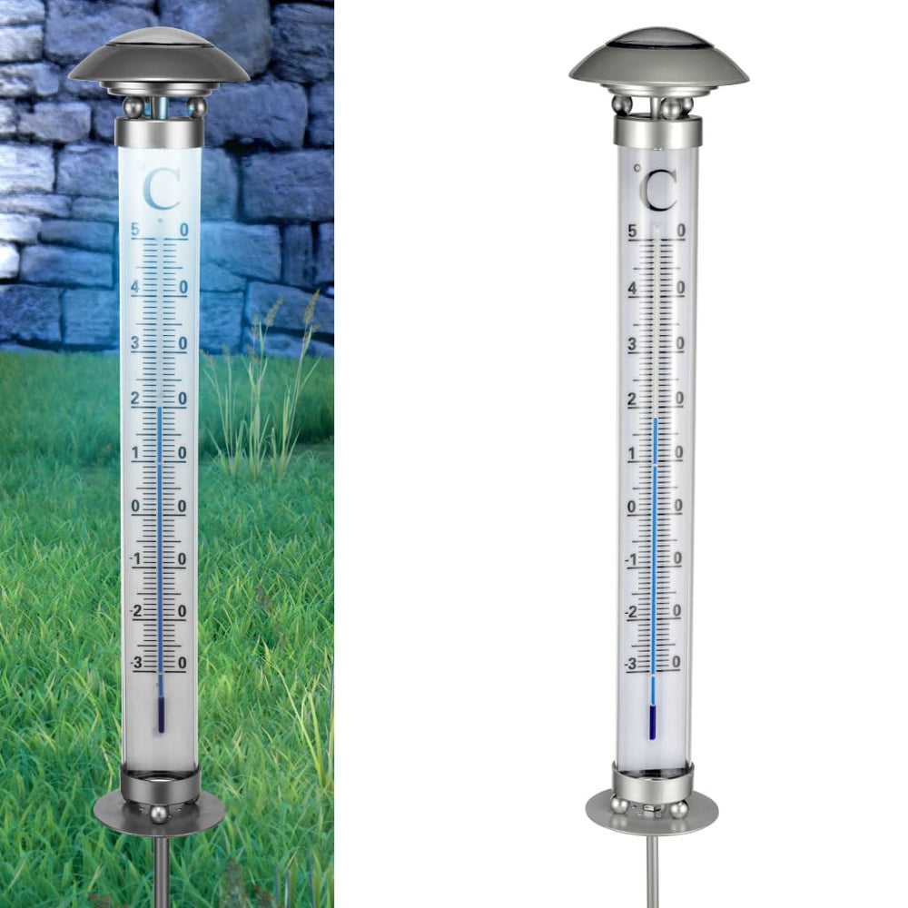 Hi Lampă Solară Cu Termometru Pentru Grădină
