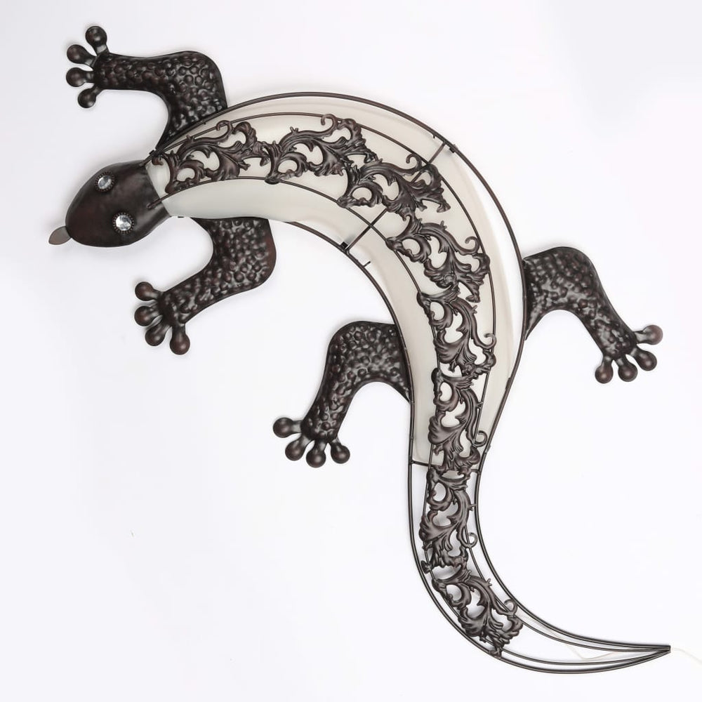 Hi Lampă Solară De Perete Pentru Grădină Cu Led Gecko