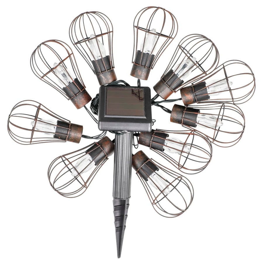 Hi Ghirlandă De Lumini Solare De Grădină Cu Led, 10 Buc., 5,5 Cm