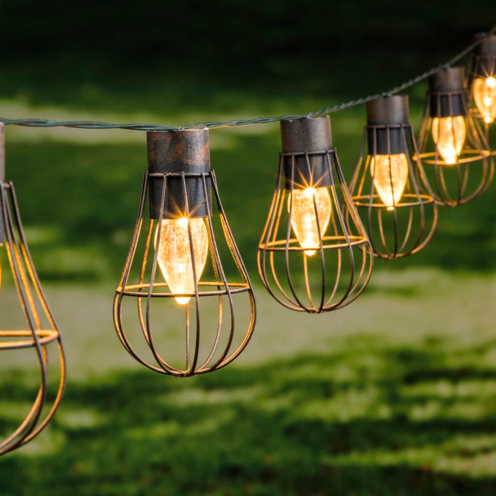 Hi Ghirlandă De Lumini Solare De Grădină Cu Led, 10 Buc., 5,5 Cm