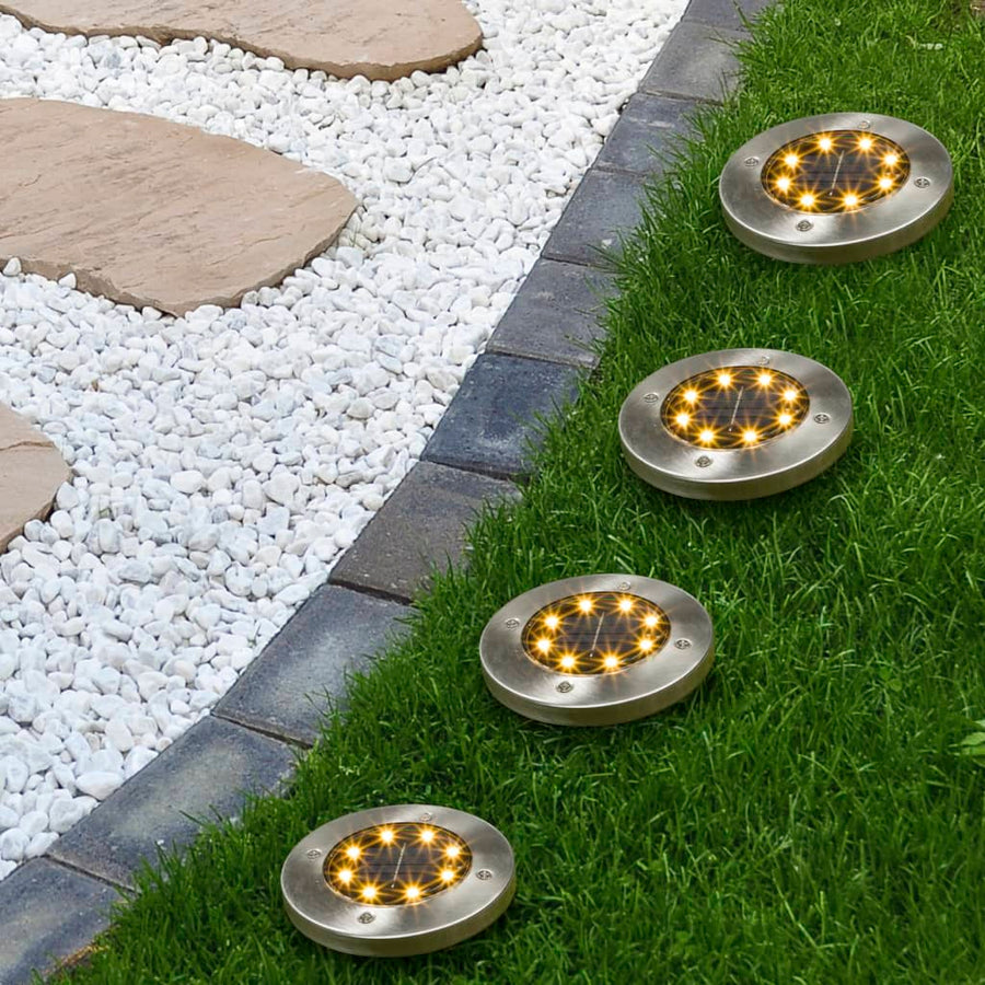 Hi Set De Lămpi Solare Cu Led-Uri De Grădină, 4 Buc.