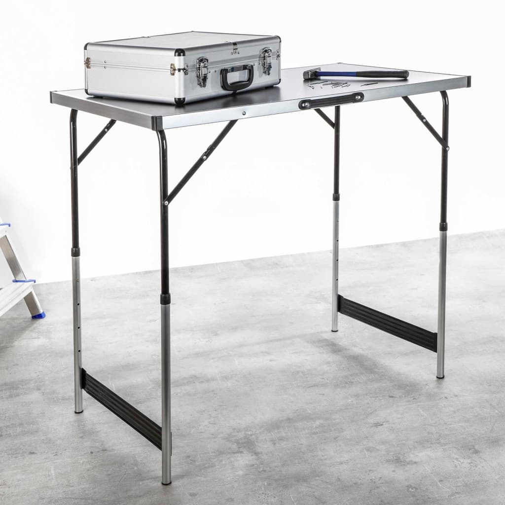 Hi Masă Pliabilă, 100X60X94 Cm, Aluminiu