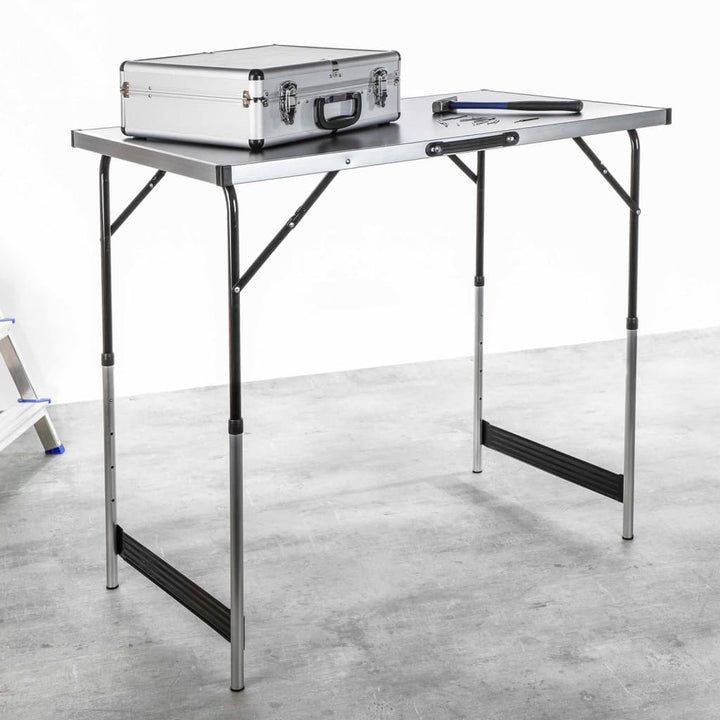 Hi Masă Pliabilă, 100X60X94 Cm, Aluminiu