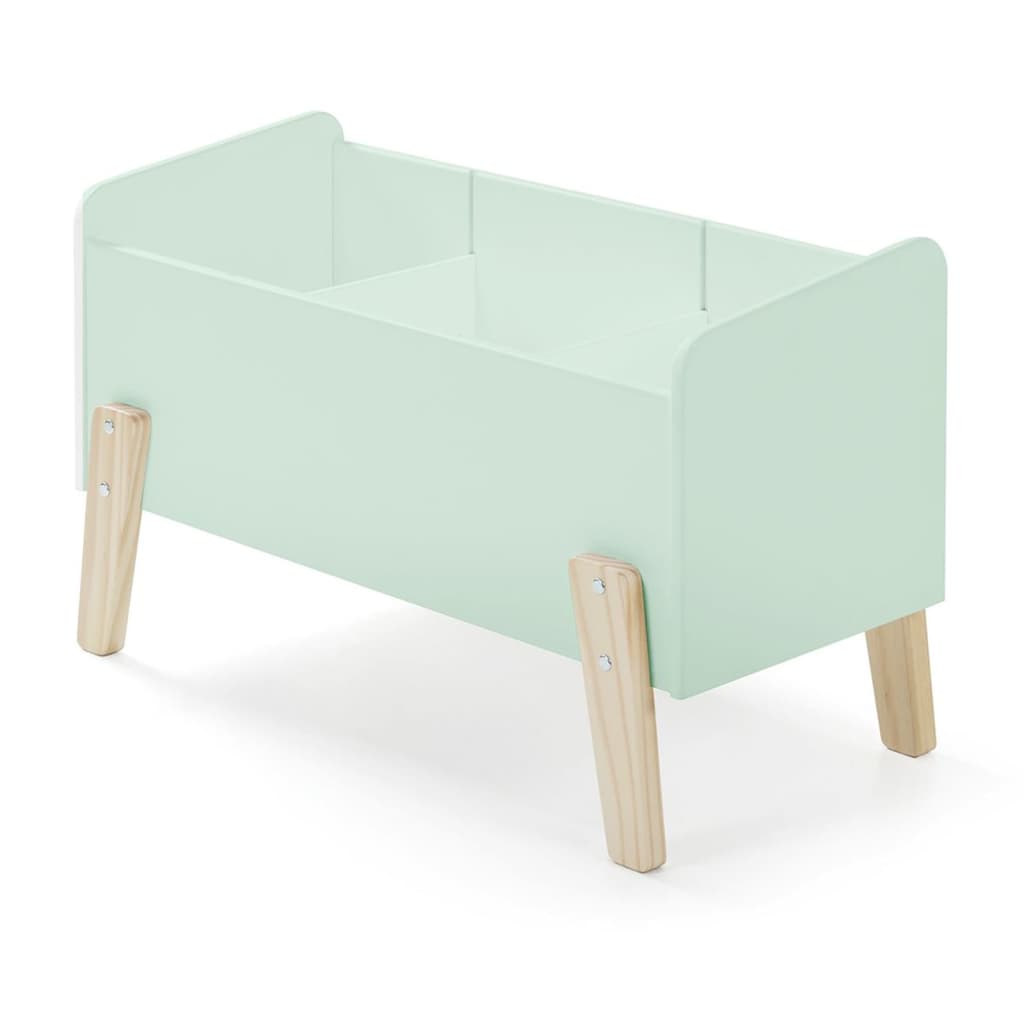 Vipack Cutie De Jucării Pentru Copii „Kiddy”, Mentă, Lemn
