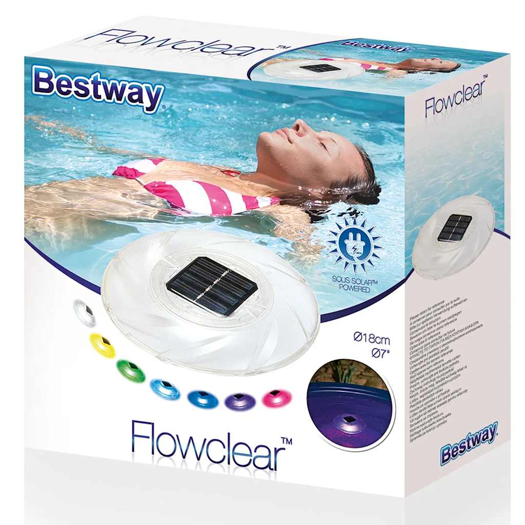 Bestway Lampă Solară Plutitoare, 58111