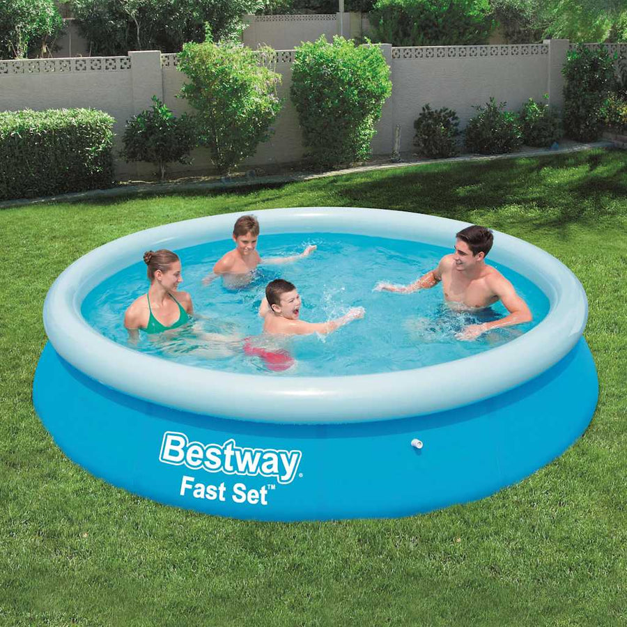 Bestway Piscină Gonflabilă Fast Set, , Rotundă, 57273